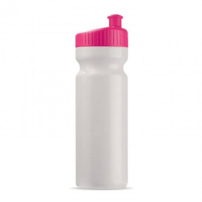 GOURDE DE SPORT PERSONNALISÉE 750ML OPAQUE BLANC 'TRAIL' - rose