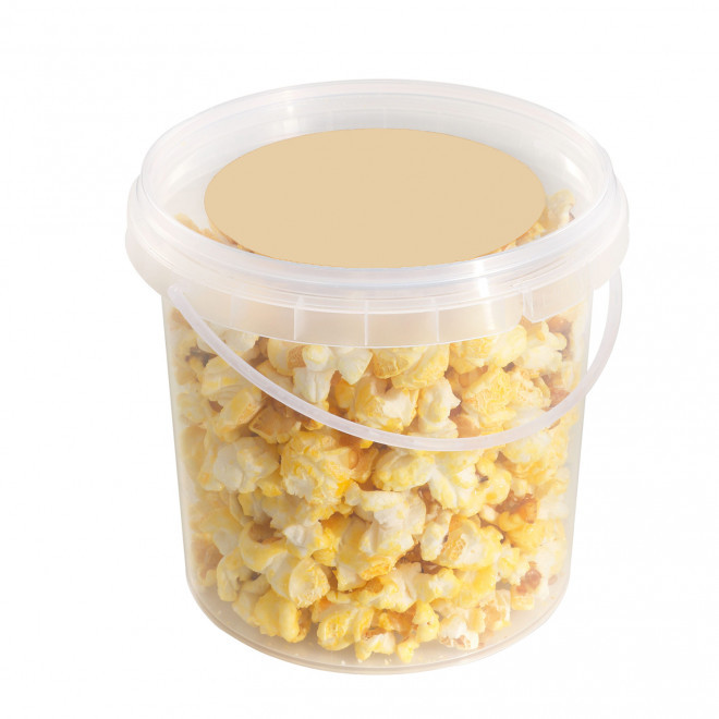 SCEAU PERSONNALISABLE AVEC ANSE DE POP CORN 'POP IT' - popcorn sucré