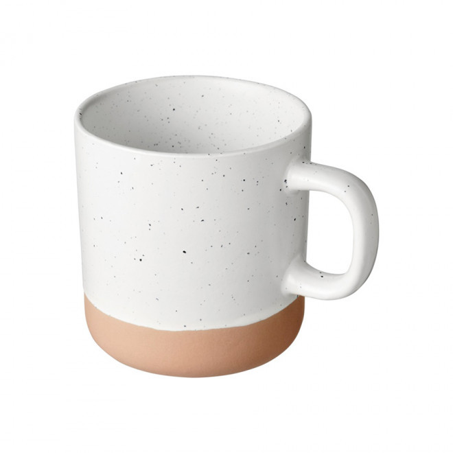 MUG PERSONNALISABLE EN CÉRAMIQUE 'POUNTO' - blanc