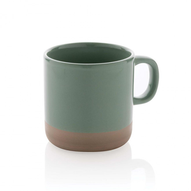 MUG PERSONNALISABLE EN CÉRAMIQUE 'POUKKA' - vert