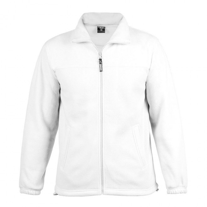 POLAIRE PERSONNALISABLE ZIPPÉE 280G 'COLARI' - blanc