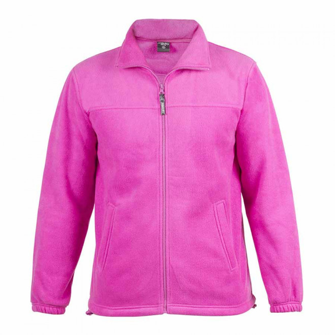 POLAIRE PERSONNALISABLE ZIPPÉE 280G 'COLARI' - fuchsia