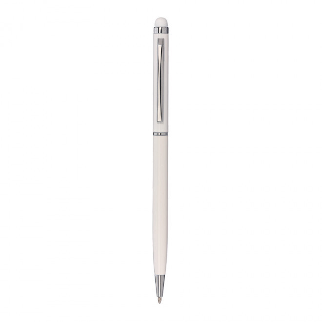 STYLO/STYLET PUBLICITAIRE MINE NOIRE 'SMART TOUCH COLOR' - blanc