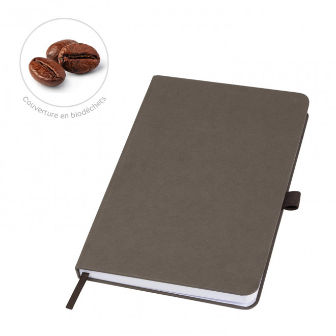  CARNET A5 PERSONNALISE BIODECHETS 'SULEA' - marron