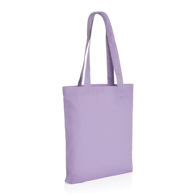 TOTE-BAG PERSONNALISABLE EN TOILE RECYCLE 285G/M² 'OSTU' - lavande