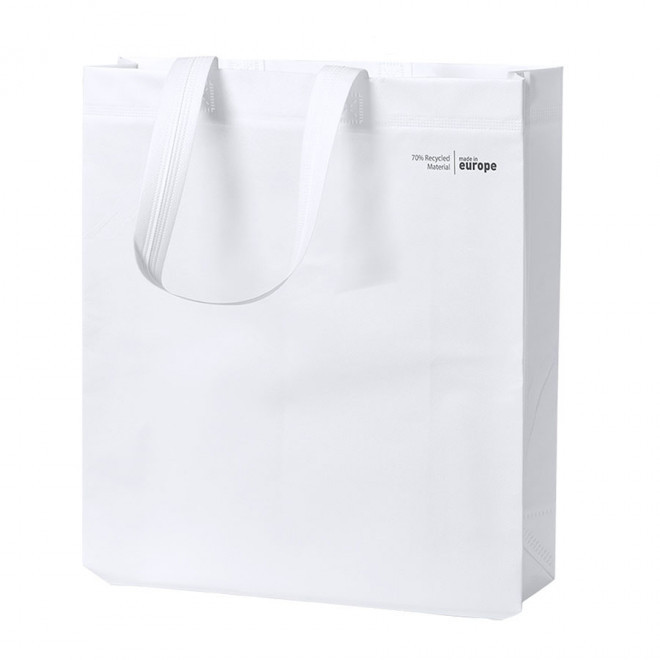 SAC PUBLICITAIRE RECYCLÉ 120G/M² 'ADEM' - blanc