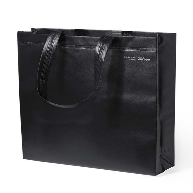 SAC PERSONNALISABLE RECYCLÉ 120G/M² 'KARAN' - noir