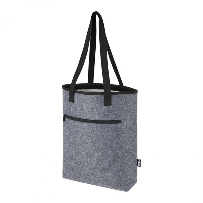 SAC PUBLICITAIRE ISOTHERME EN FEUTRINE 'KYLA' - gris
