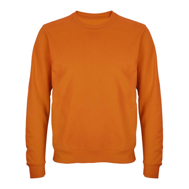 SWEAT COL ROND MIXTE PERSONNALISABLE 'COLUMBIA' - orange