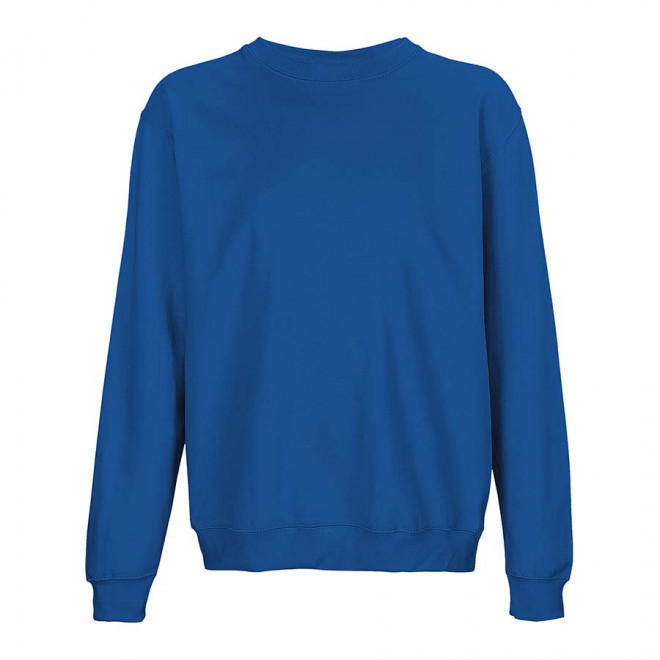 SWEAT COL ROND MIXTE PERSONNALISABLE 'COLUMBIA' - bleu royal