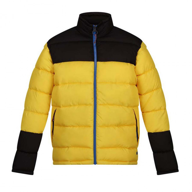 DOUDOUNE PERSONNALISÉE MIXTE REGATTA® 'PUFJACK' - noir/jaune