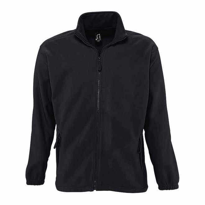 VESTE POLAIRE PUBLICITAIRE ZIPPEE HOMME 'NORTH' EXPRESS 72H - anthracite