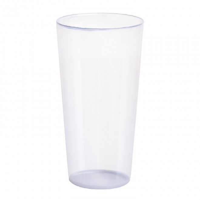 GOBELET PERSONNALISÉ RÉUTILISABLE  QUADRI 60 CL 'CUP' - transparent givré