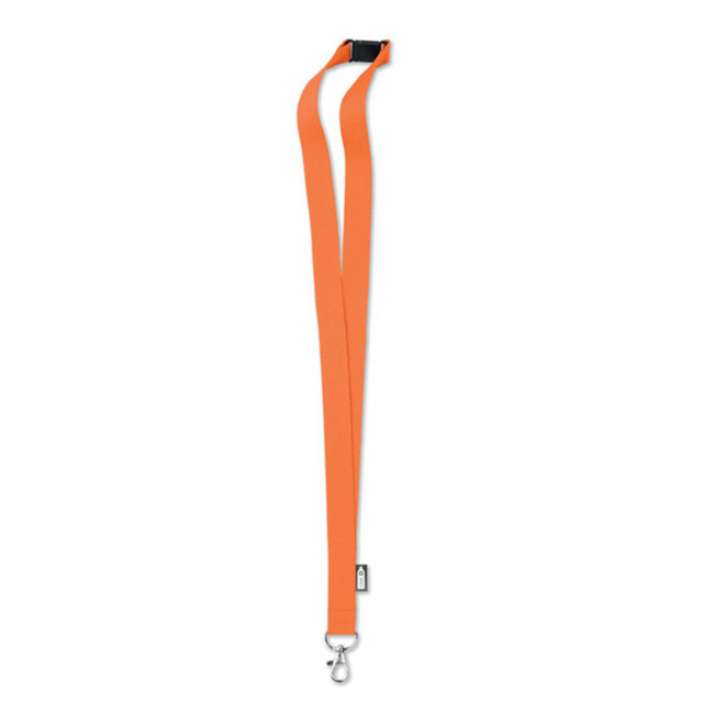 TOUR DE COU PERSONNALISABLE  'LUCO RPET' - orange