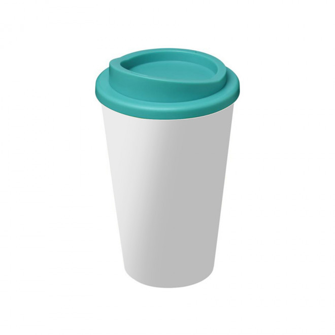 GOBELET PUBLICITAIRE ISOTHERME AMERICANO® QUADRI 'IBON' - vert eau