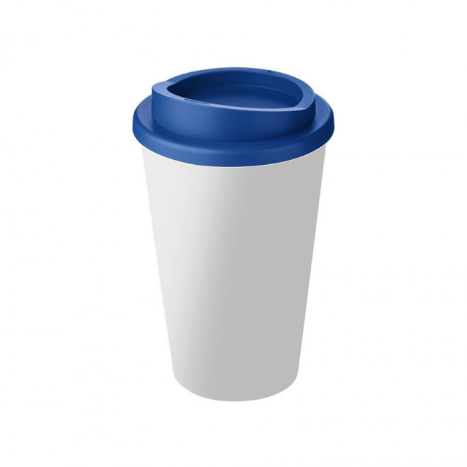 GOBELET PUBLICITAIRE ISOTHERME AMERICANO® QUADRI 'IBON' - bleu