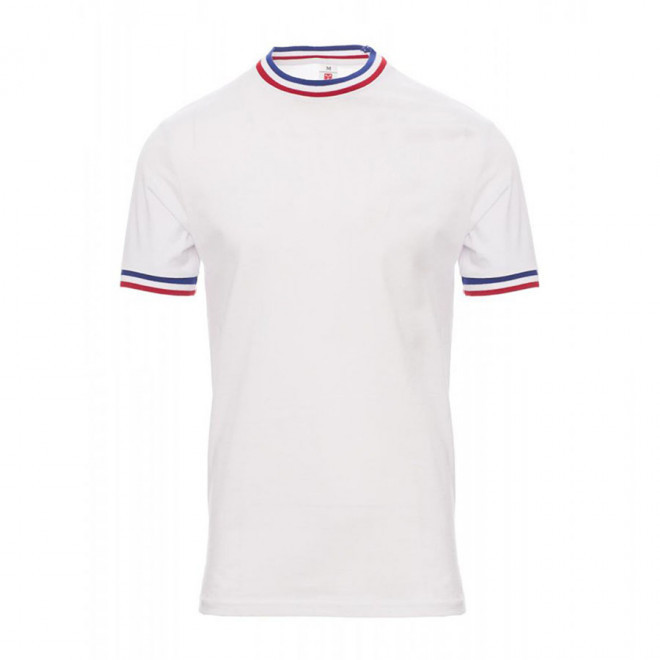 TEE-SHIRT PERSONNALISABLE FRANCE 'FRANCHI' - blanc/france