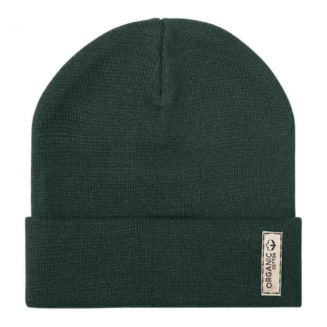 BONNET À REVERS PERONNALISABLE 'BOLIMO BIO' - vert foncé