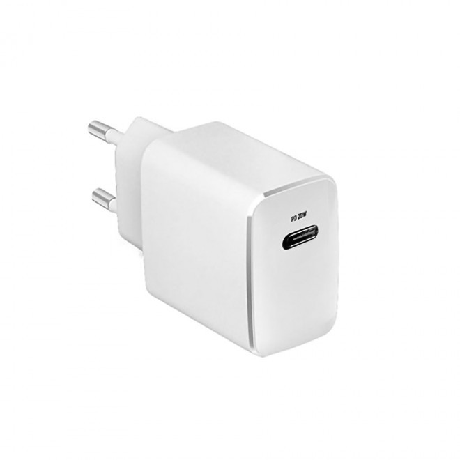 CHARGEUR SECTEUR USB PERSONNALISABLE 'RAPITA' - blanc