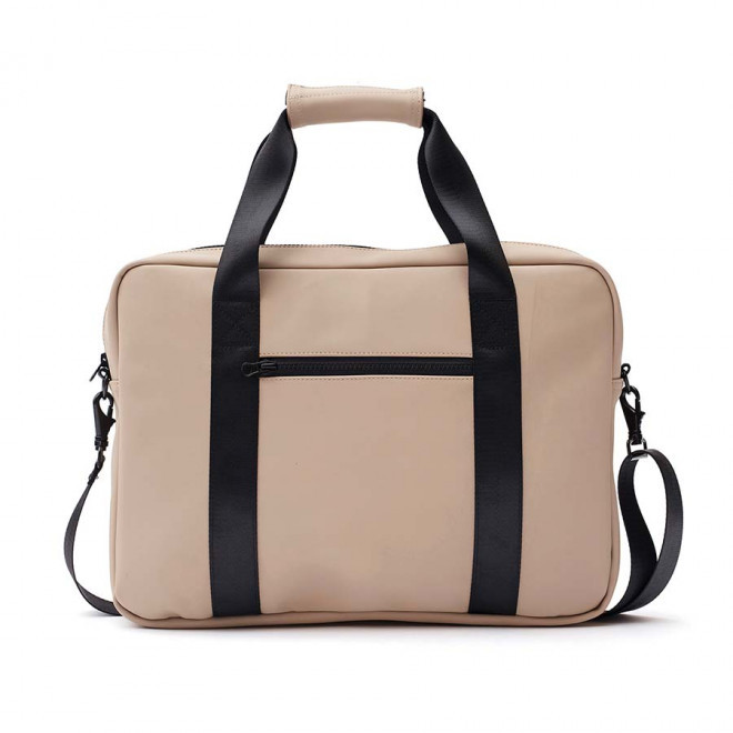 SACOCHE PERSONNALISABLE POUR ORDINATEUR 'KRYT' - beige