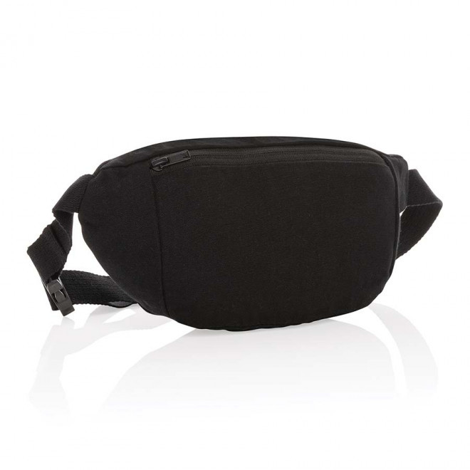SAC BANANE PERSONNALISABLE EN TOILE 'PLATNO'  - noir