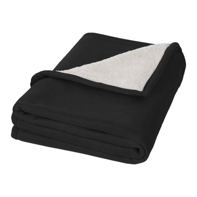 COUVERTURE PERSONNALISABLE 'VOLNA' - noir/blanc