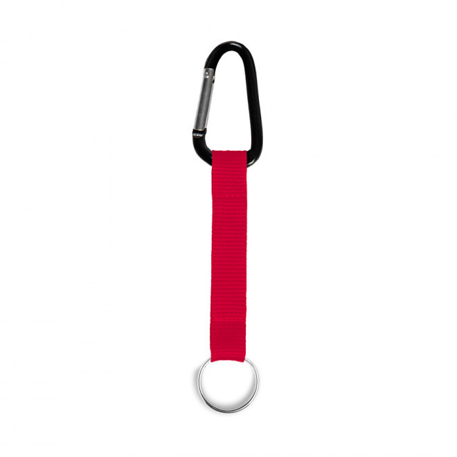 PORTE-CLÉS PUBLICITAIRE AVEC MOUSQUETON 'HOOKY' - rose foncé