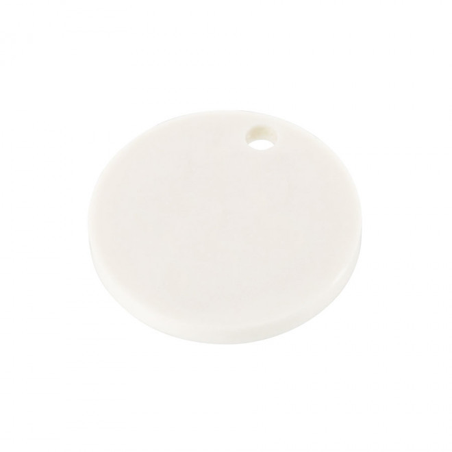 JETON PUBLICITAIRE BIODEGRADABLE 'CADDY ECO' - blanc