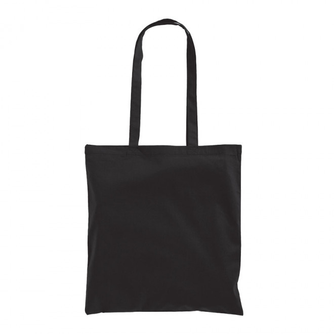 TOTE BAG PERSONNALISÉ ANSES LONGUES 'ANTONIO' 220 GR/M² - noir