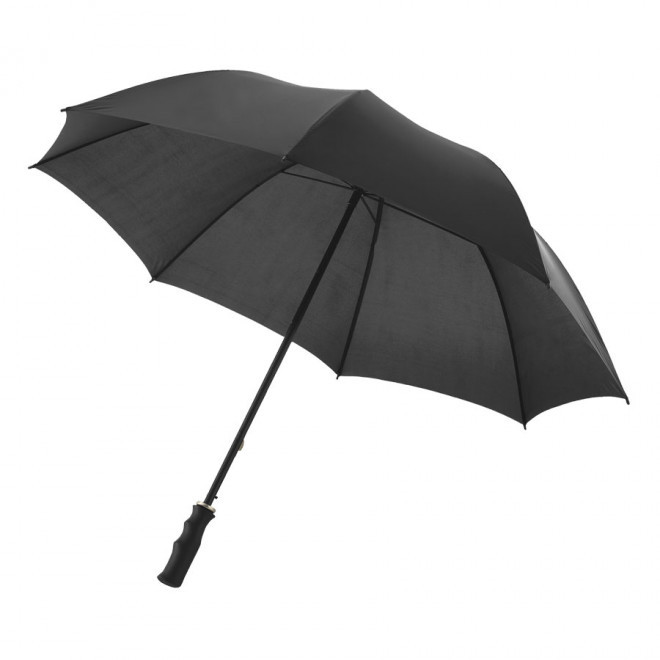 PARAPLUIE PERSONNALISE MANCHE DROIT A OUVERTURE AUTOMATIQUE 'BELLSHILL' - noir
