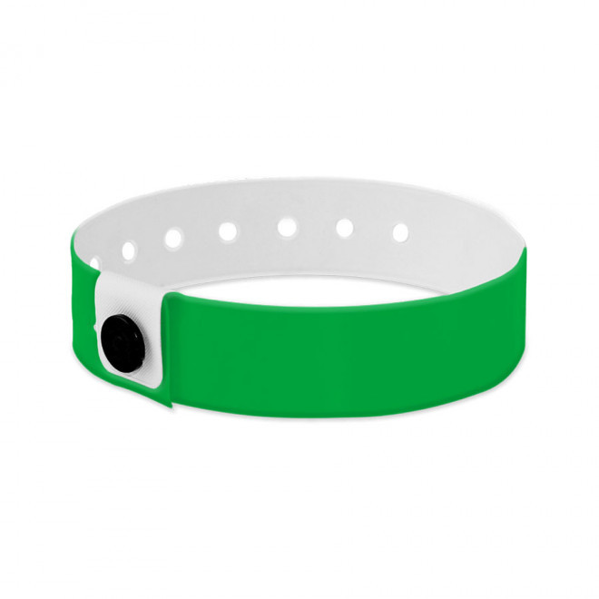 BRACELET PERSONNALISÉ EN VINYLE 'PUNCHY'  - vert