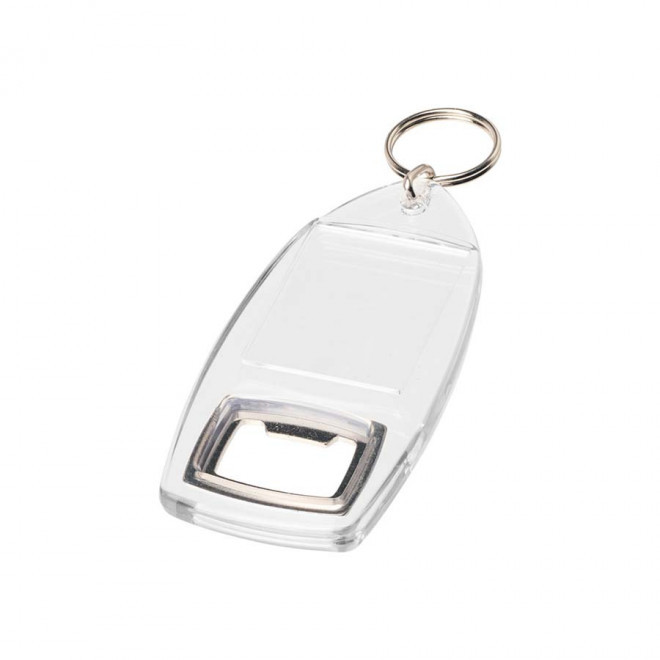 PORTE-CLÉS DECAPSULEUR TRANSPARENT 'COMEVA DECAPS' - transparent