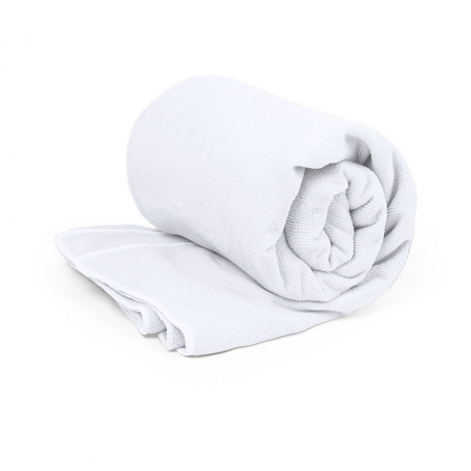 DRAP DE BAIN PERSONNALISÉE 90X170 'DULLA' - blanc