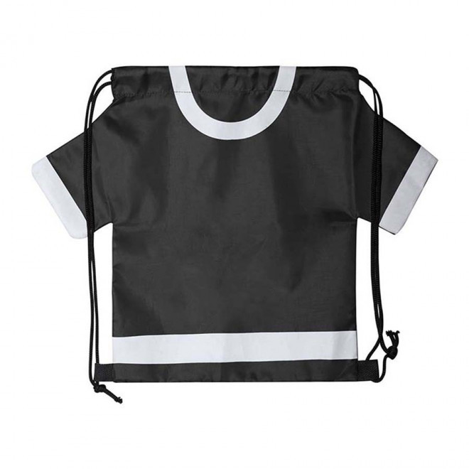 SAC PERSONNALISÉ MAILLOT AVEC CORDELETTE MAILLOT ADULTE 'TROKA' - noir