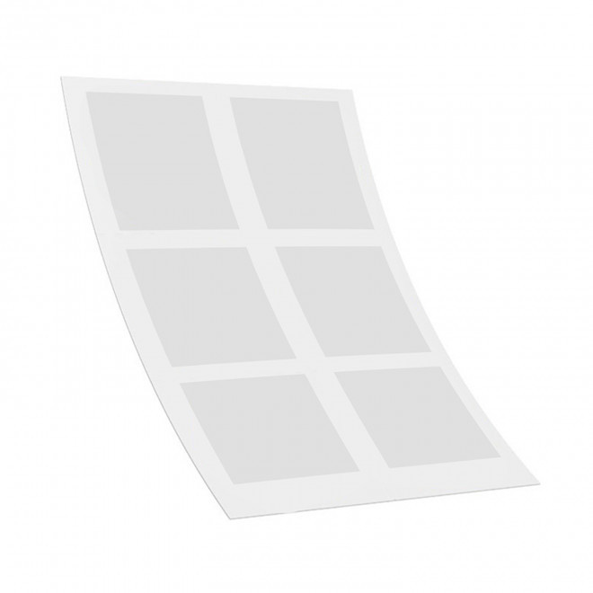 PLANCHE DE STICKERS PERSONNALISÉE 'OTTI' 25 CM² - blanc 50 cm²