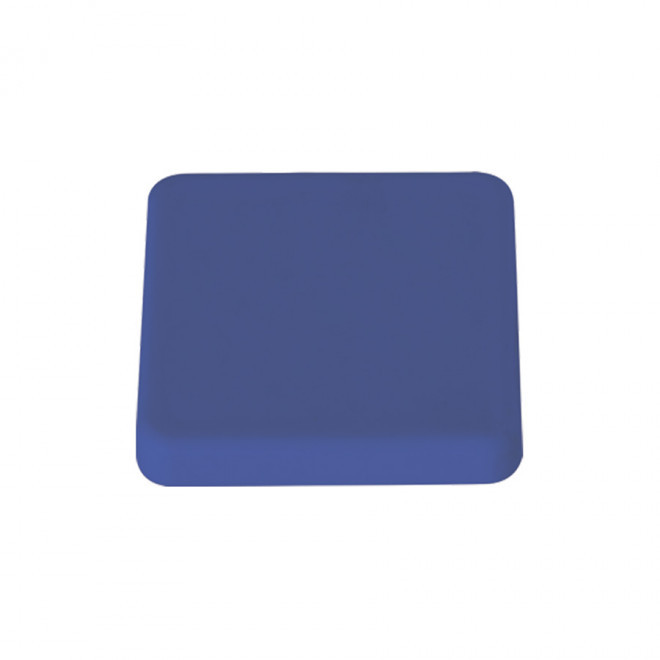 MAGNET PUBLICITAIRE CARRÉ COULEUR 'WILMA' - bleu foncé 4 cm