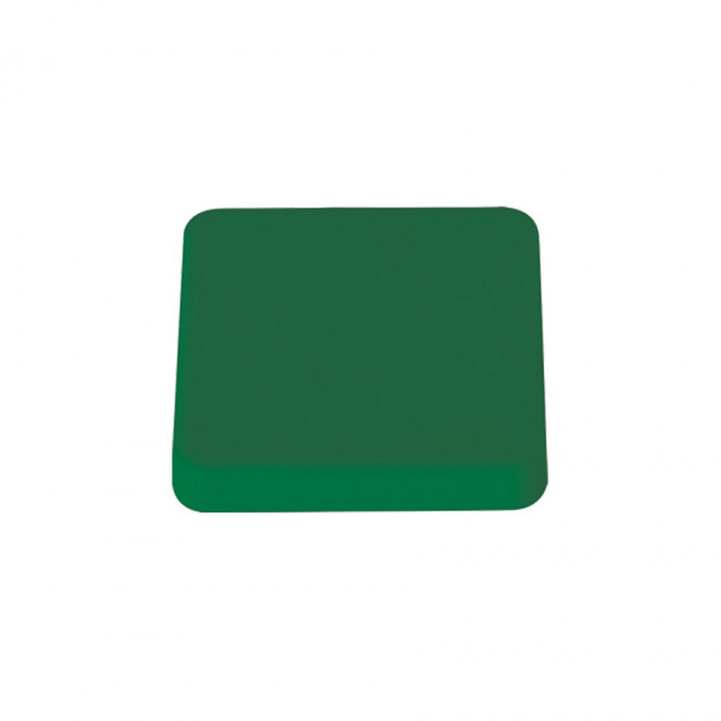 MAGNET PUBLICITAIRE CARRÉ COULEUR 'WILMA' - vert foncé 3 cm