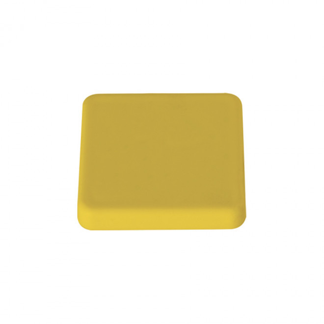 MAGNET PUBLICITAIRE CARRÉ COULEUR 'WILMA' - jaune 3 cm