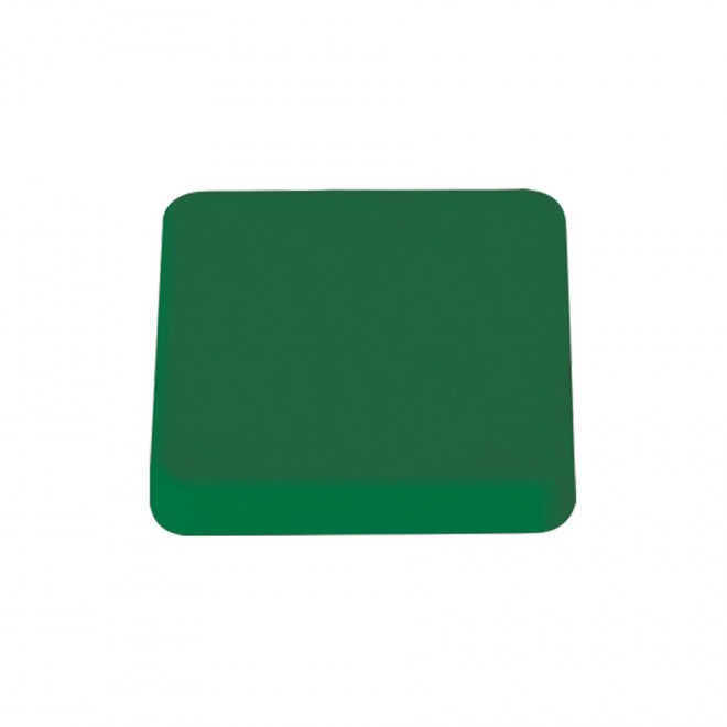 MAGNET PUBLICITAIRE CARRÉ COULEUR 'WILMA' - vert foncé 4 cm