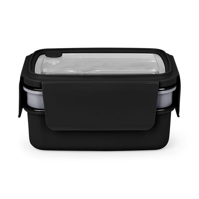 LUNCH BOX PUBLICITAIRE ISOTHERME LIVOO® 'ISOBOX' - noir