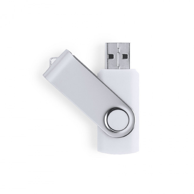 CLÉ USB PERSONNALISÉE 'TWISTER' 32 GO - blanc