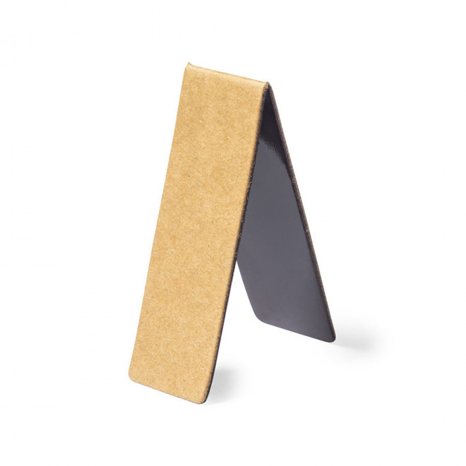 MARQUE-PAGE PUBLICITAIRE MAGNETIQUE 'MAGNO' - marron
