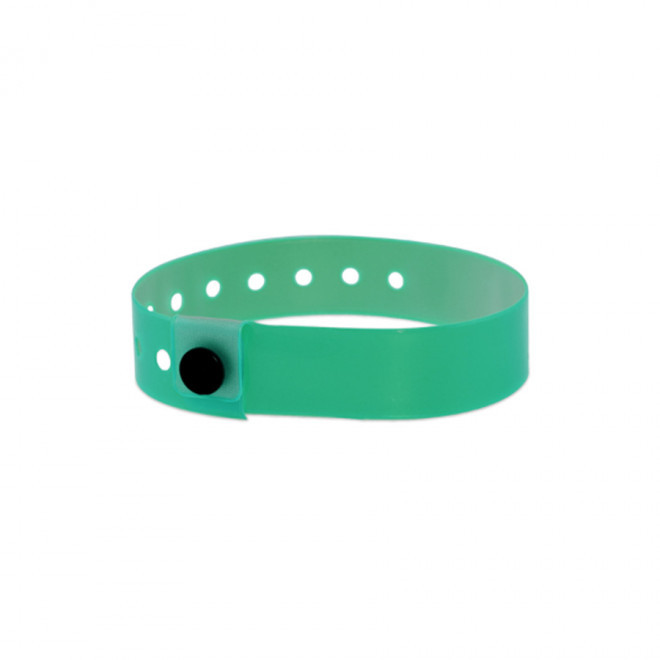 BRACELET PERSONNALISABLE EN VINYLE 'PUNCHY TRANSLUCIDE' - vert menthe