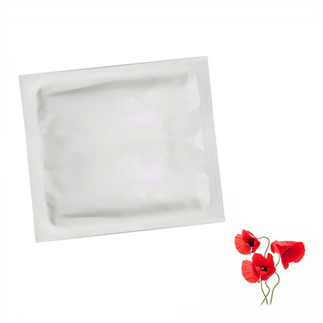 SACHET DE GRAINES PERSONNALISABLE EN QUADRI  'PLANTAI XS' - coquelicot