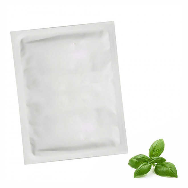 SACHET DE GRAINES PERSONNALISABLE EN QUADRI  'PLANTAI M' - basilic