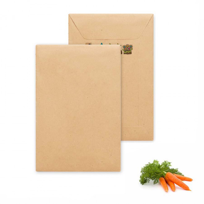 SACHET DE GRAINES PERSONNALISABLE 'FLAURE QUADRI' - carotte