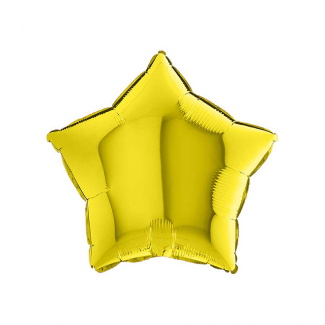 BALLONS PERSONNALISÉS EN MYLAR 'MYLA ÉTOILE' - jaune