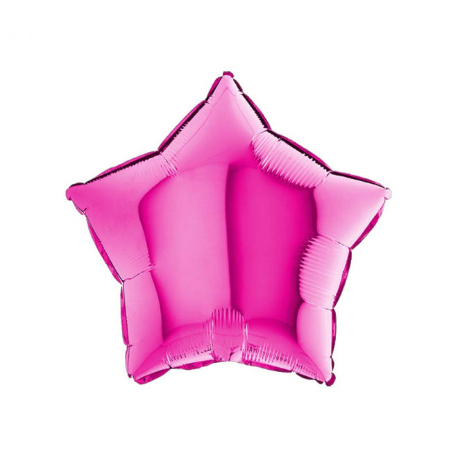 BALLONS PERSONNALISÉS EN MYLAR 'MYLA ÉTOILE' - magenta