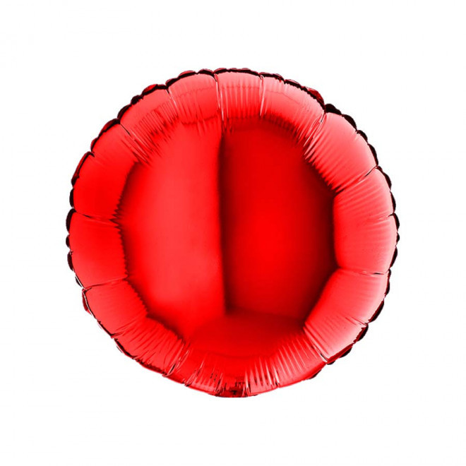 BALLON PERSONNALISÉ EN MYLAR 'MYLA ROND' - rouge