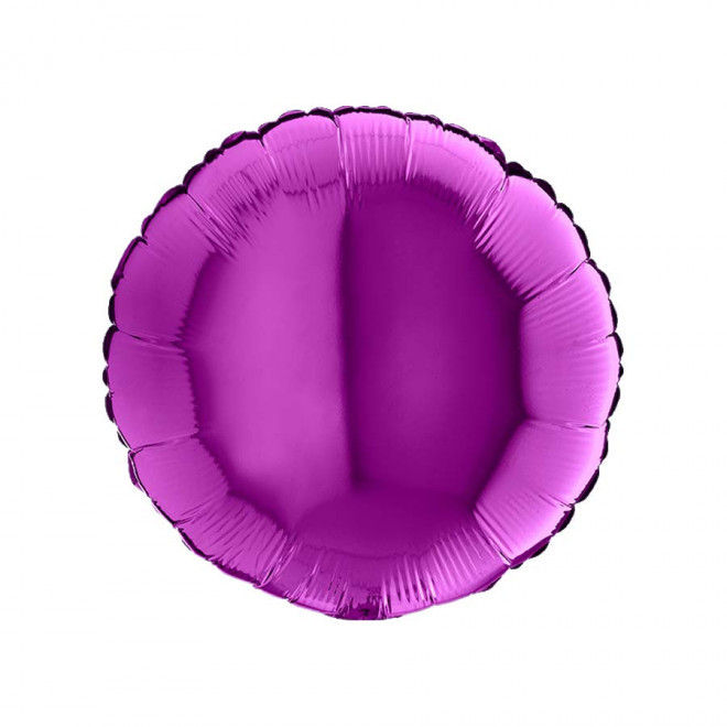 BALLON PERSONNALISÉ EN MYLAR 'MYLA ROND' - violet